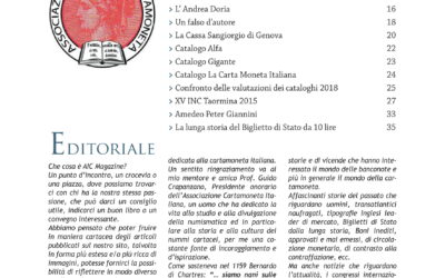 AIC Magazine Anno I numero 1 – Sommario